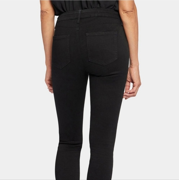 NYDJ Ami Black Side Embroidered Skinny Legging Jeans Size 12 - Picture 3 of 11